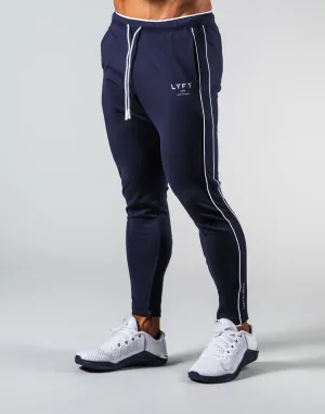 2Way Stretch Piping Pants - Navy