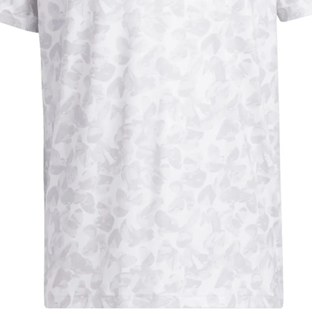 adidas Prisma Print Polo Shirt - White/Grey Two