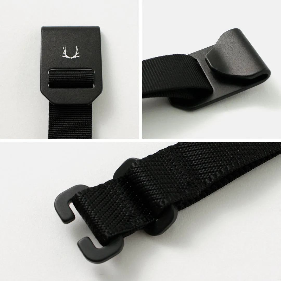 BLACK EMBER / V-Buckle Compression Strap