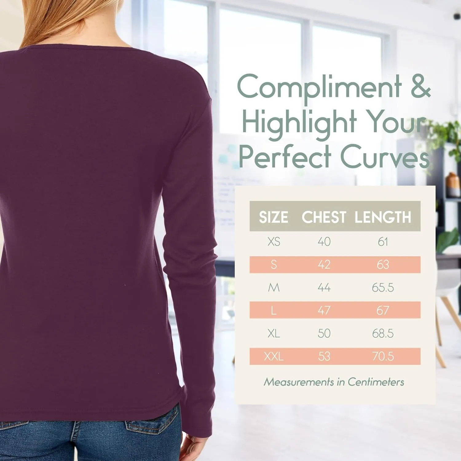 Brix Women's Long Sleeve Tee - Crewneck Cotton T-Shirt Tagless Super Soft Classic and Fitted.