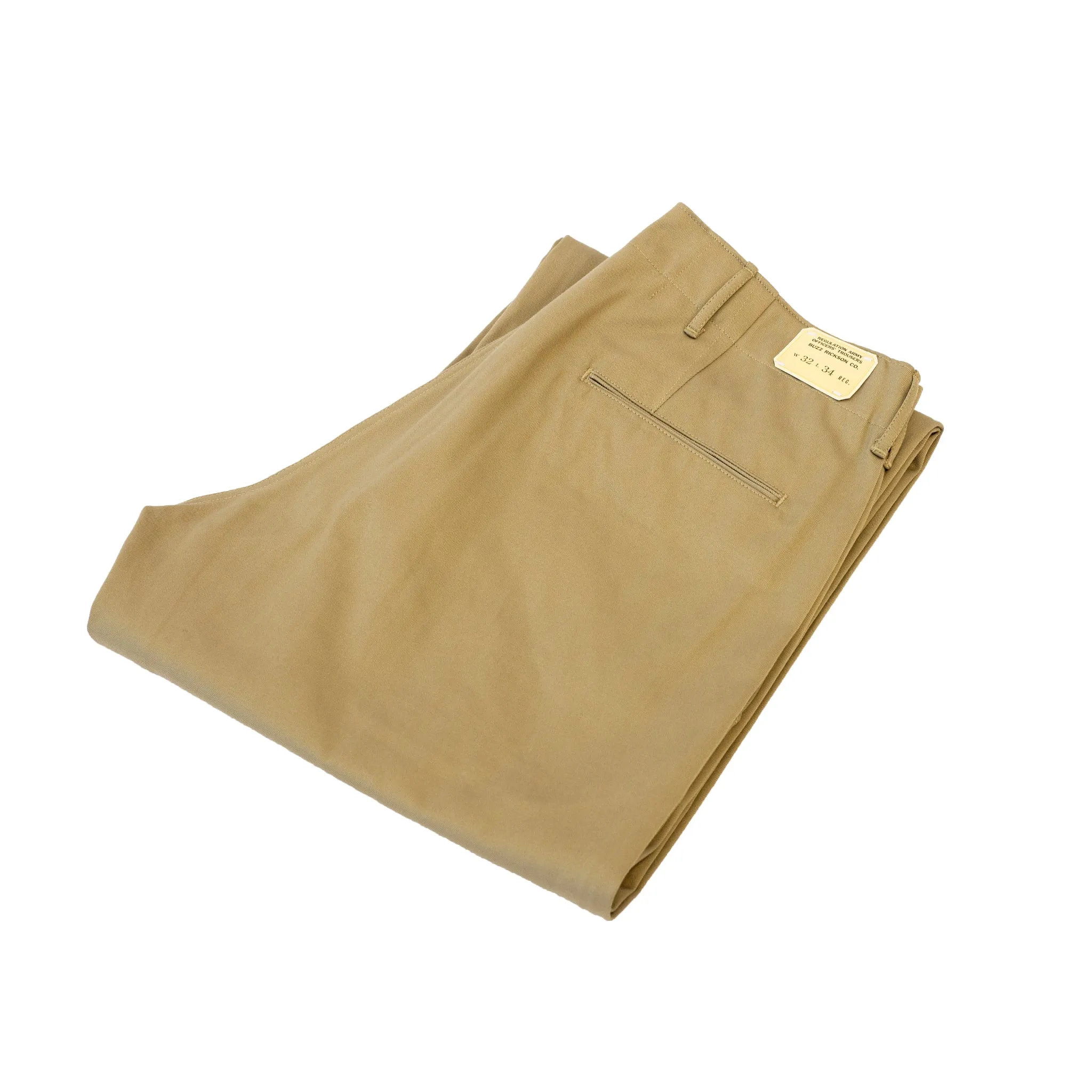 Buzz Rickson's Early Military Chinos 1942 Model Khaki