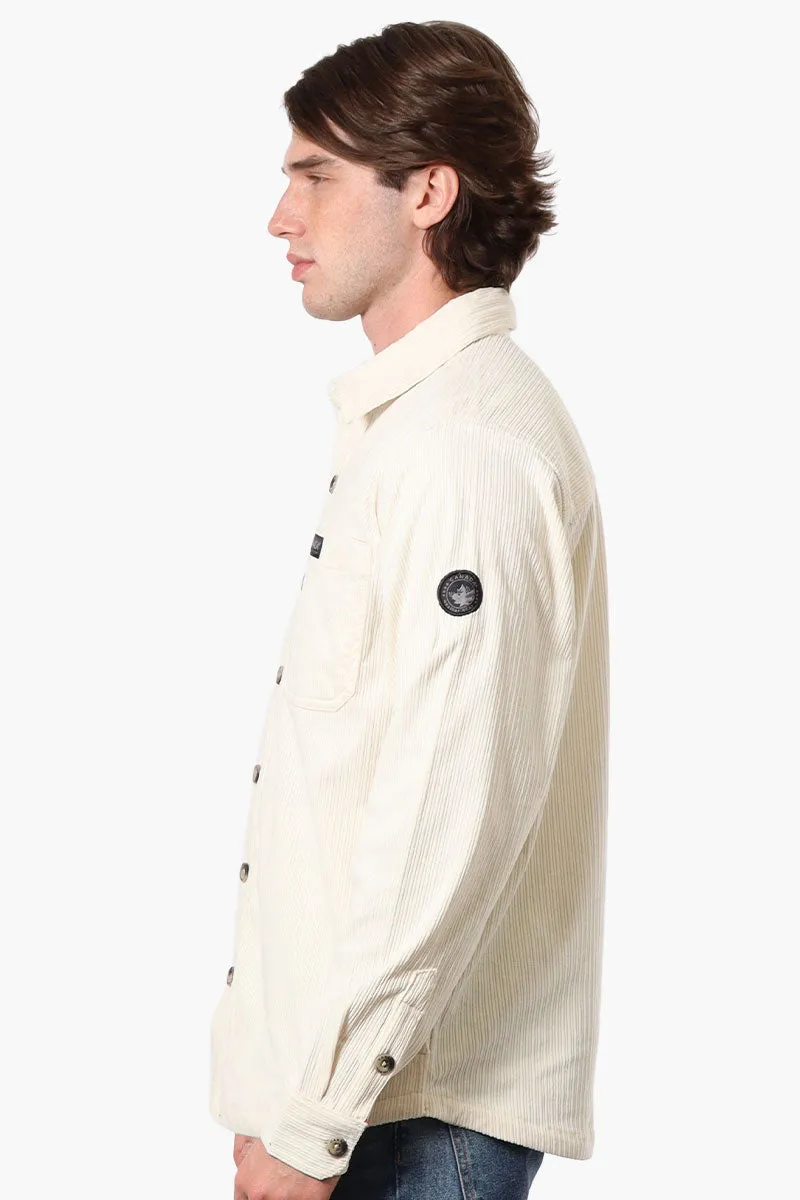 Canada Weather Gear Corduroy Casual Shirt - Cream