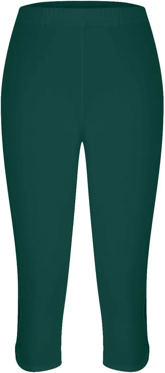 Capri Leggings for Women Casual Yoga Pants High Waisted Cropped Comfy Stretchy Workout Pants