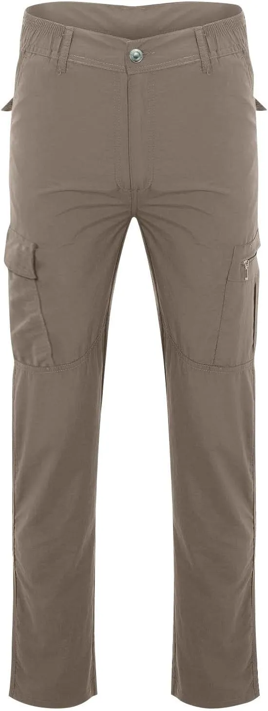 Cargo Pants for Men Waterproof Ripstop Flex Work Pants Tactic Hiking Stretch Outdoor Camo Trousers with Pockets