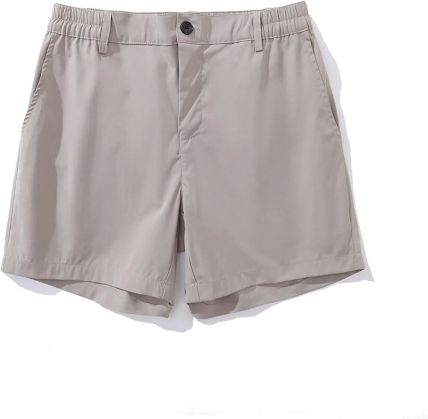 Casual Shorts for Men Flat Front Chinos Bermuda Pull On Shorts 5 Inch Dressy Casual Vacation Beach Summer Clothes