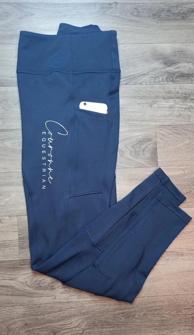 Classic Navy Riding Leggings