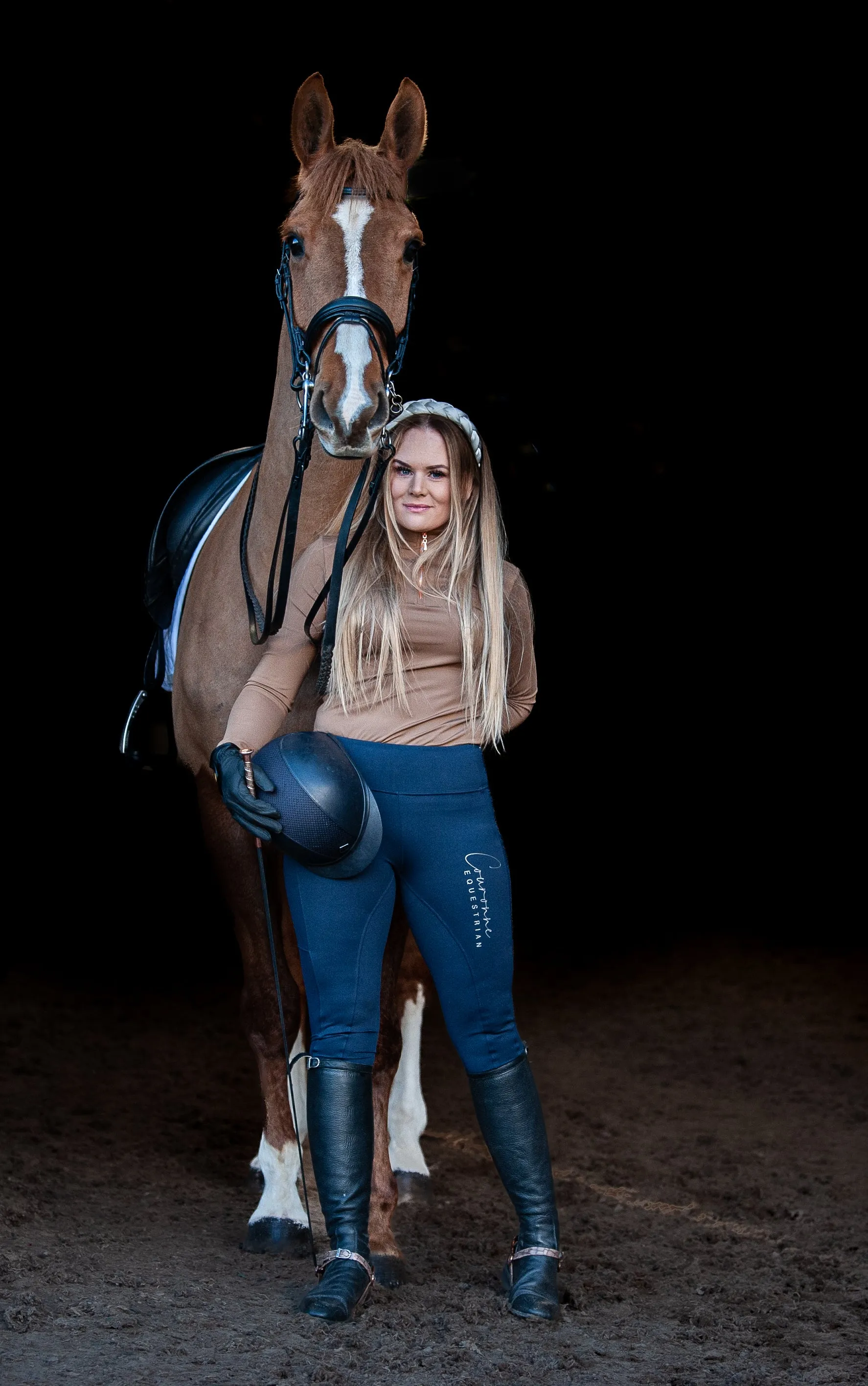 Classic Navy Riding Leggings