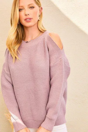 Cold Shoulder Sweater