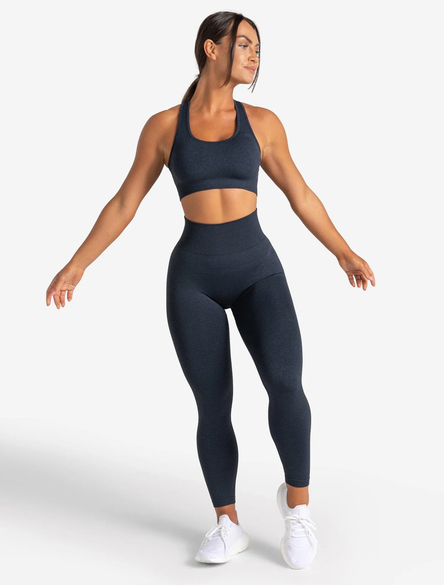 Core Seamless Leggings - Navy Marl