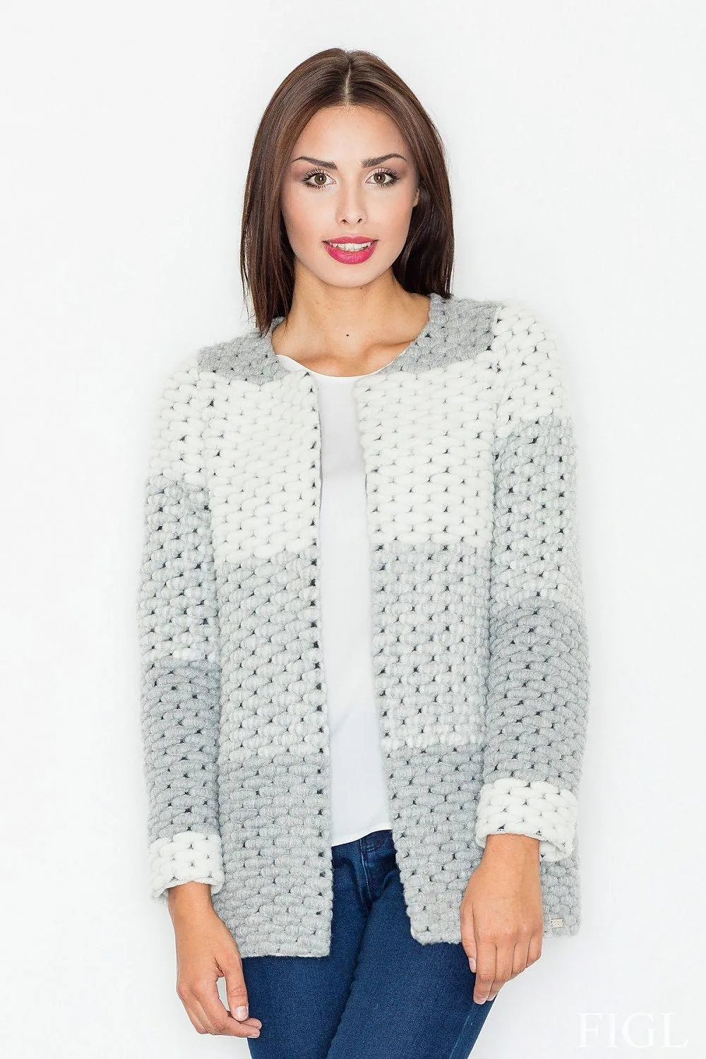 Cozy Wool Knit Cardigan with Functional Pockets