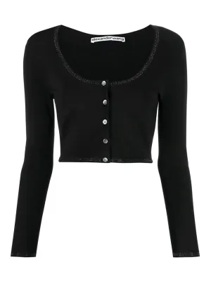 Crystal A Trim Cardigan