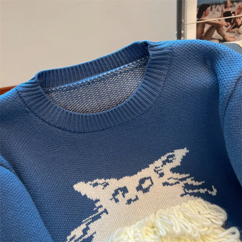 Cute 3d Kitty Soft Sweater