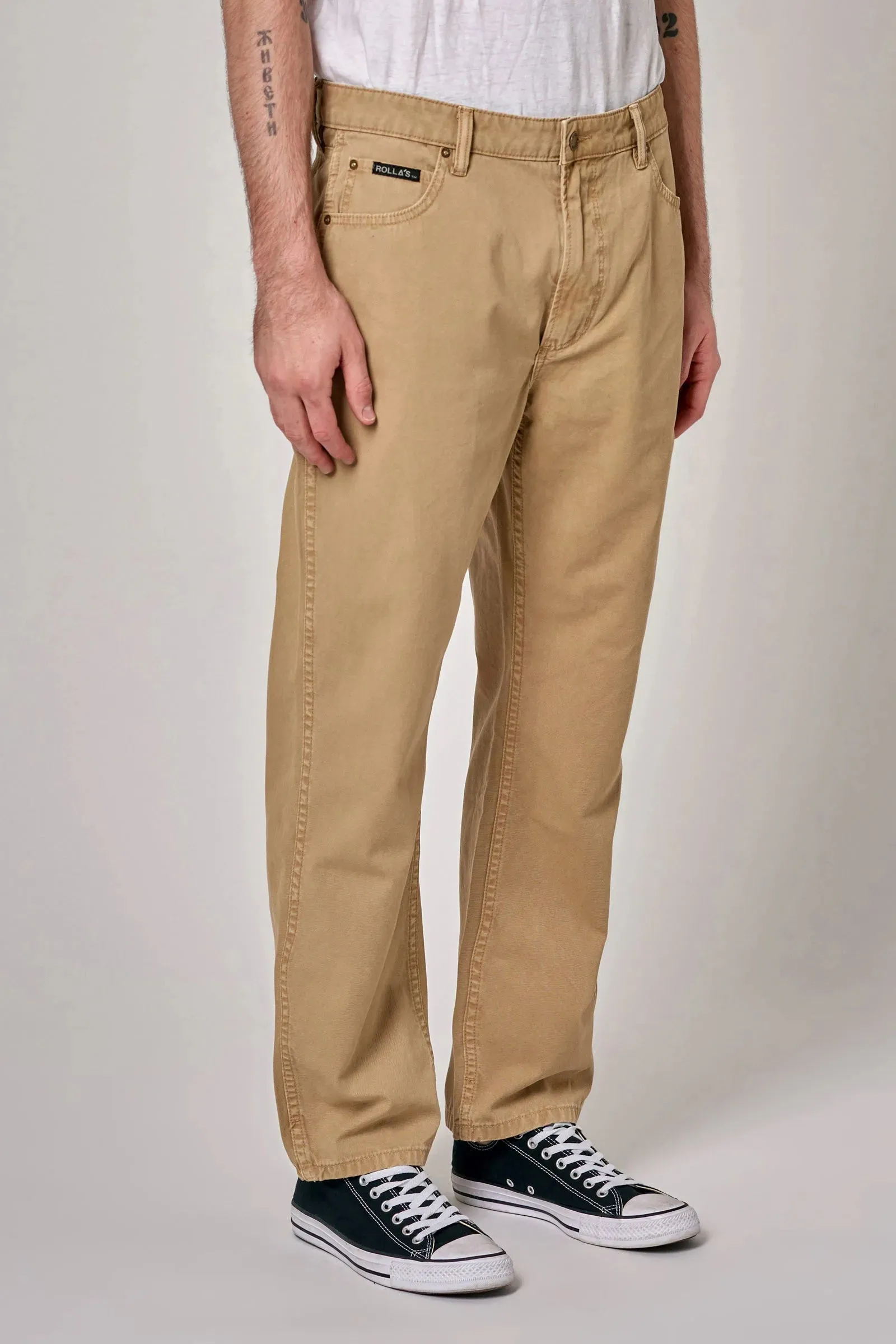 Ezy Canvas Pants in Dirty Sand