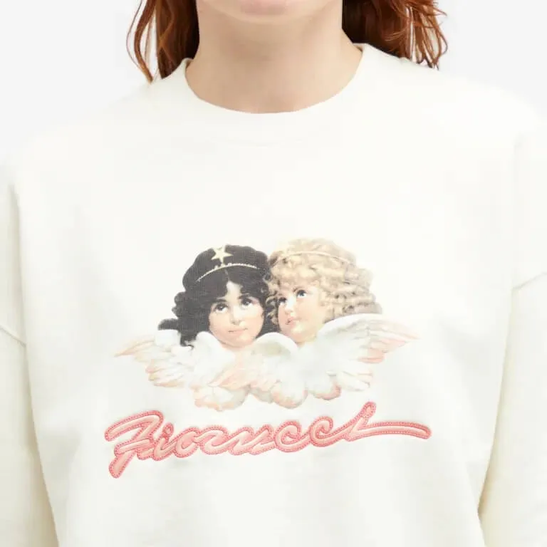 Fiorucci Angel sweatshirt, milky
