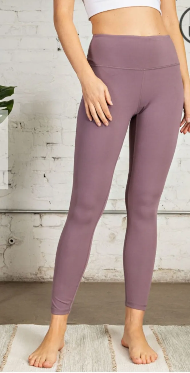 Frosted Mulberry Compression Leggings
