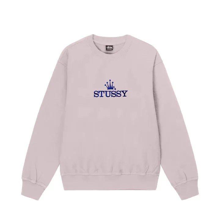 GLAMOUR PIGMENT DYED CREW / STUSSY / BLUSH