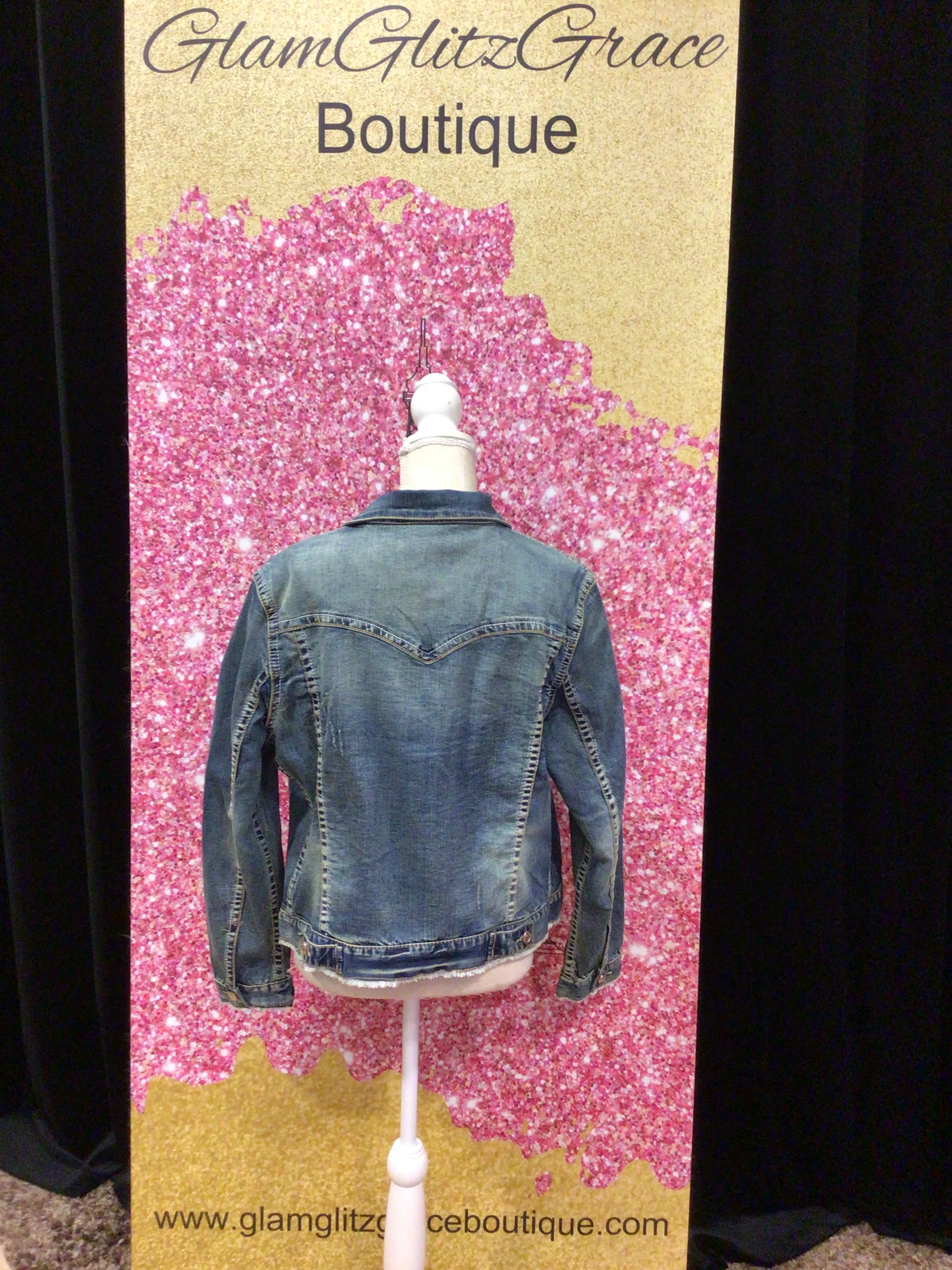 Grace Denim Button Down Jacket