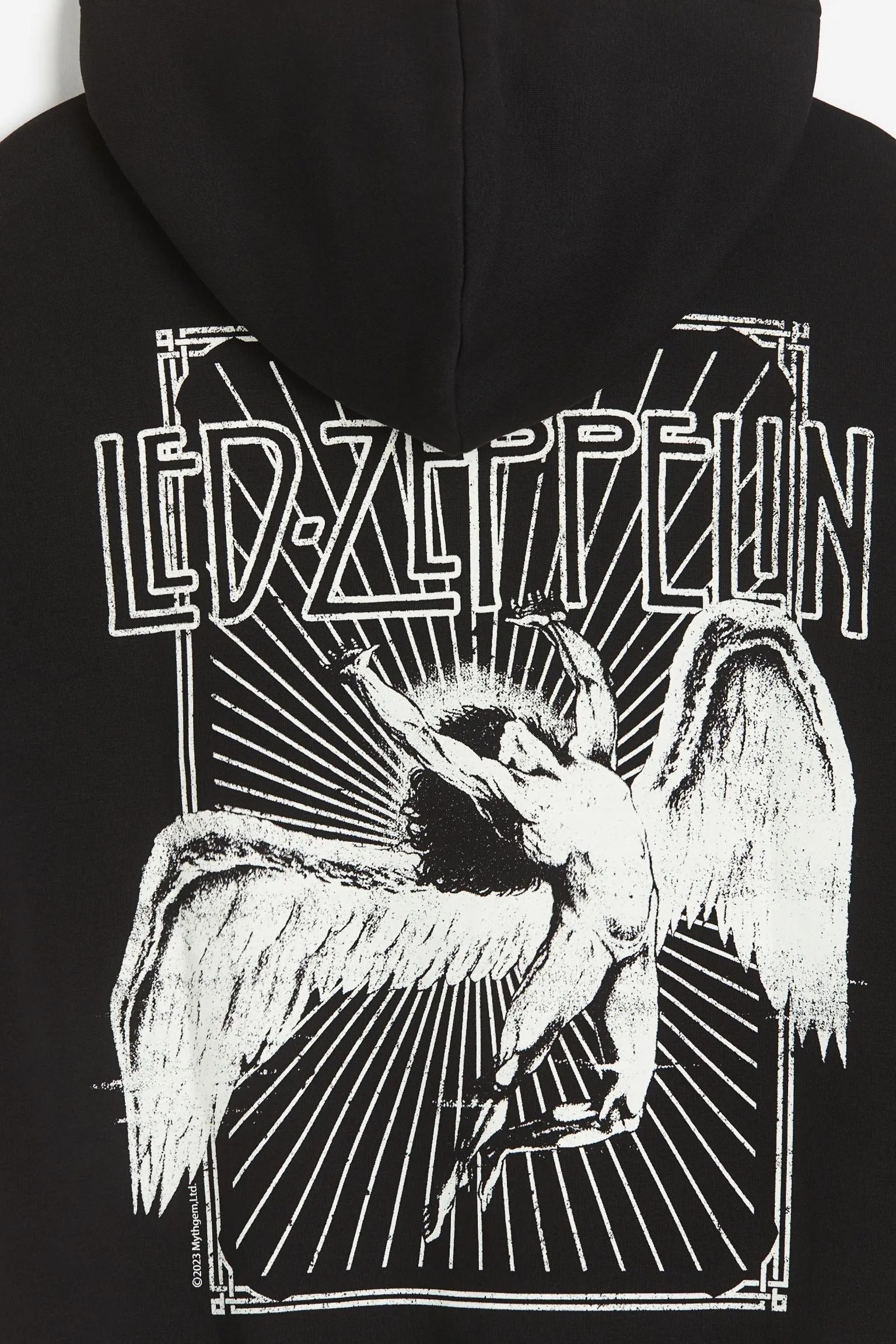 H&M Regular Fit Led Zeppelin Sweatshirt, black