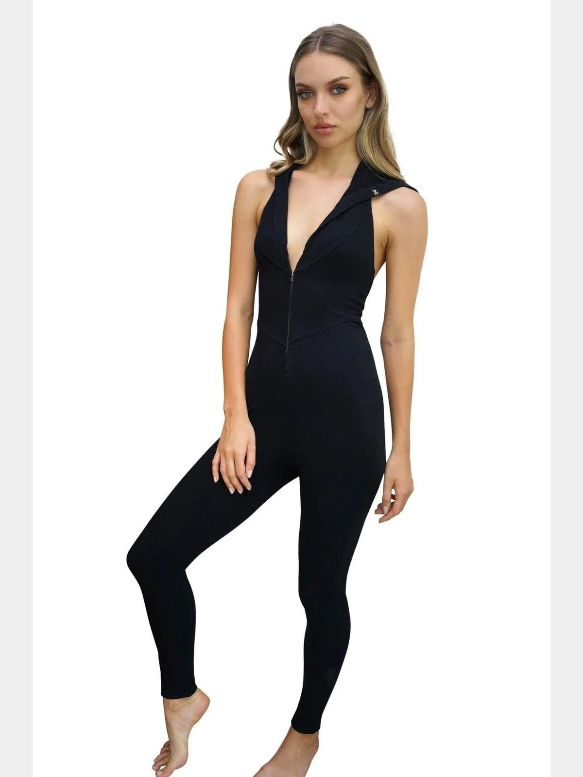 Juno Black Halter Jumpsuit