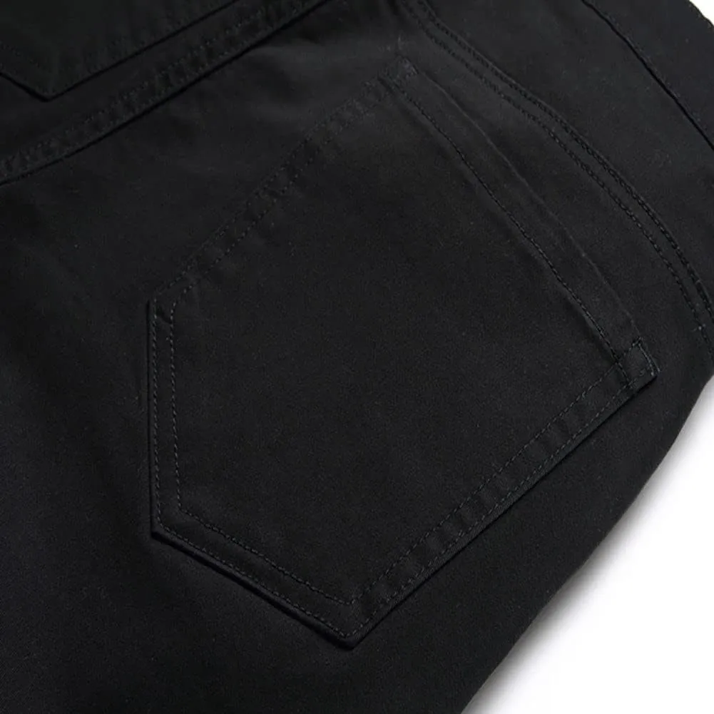Keevoom Mens Stretch Skinny Flat-Front Fashion Style Comfy Solid Casual Slim Fit Business Dress Chinos Pants