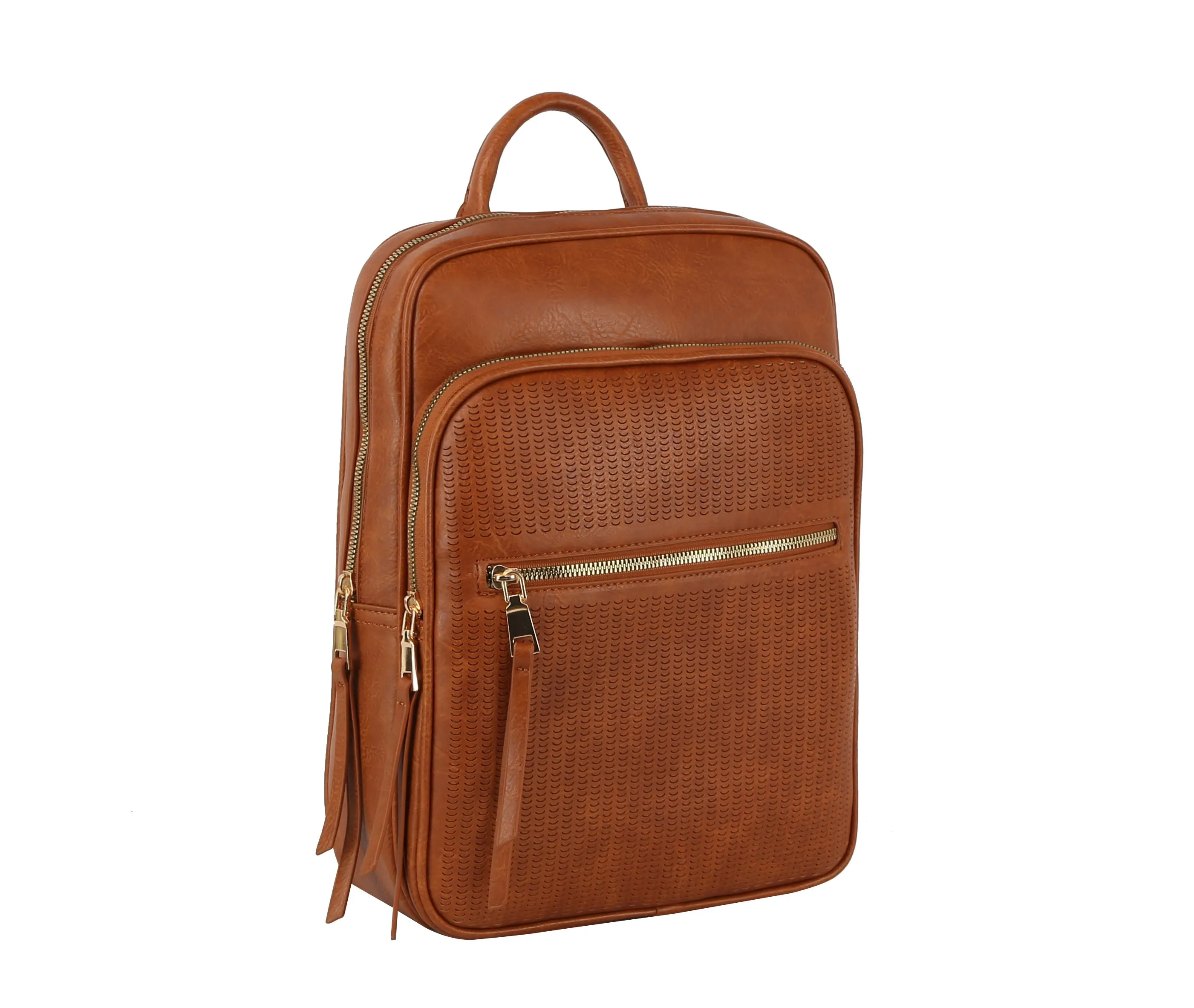 Laser cut unisex convertible backpack