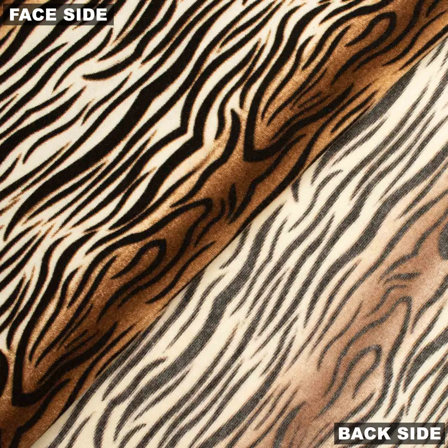 Linen Viscose Jersey Double Knit Des 1 -Tiger Stripes