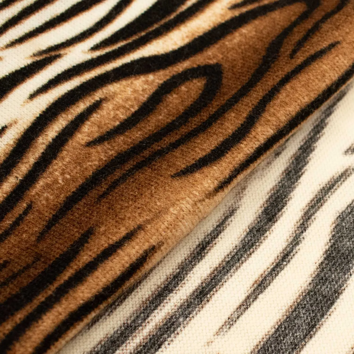 Linen Viscose Jersey Double Knit Des 1 -Tiger Stripes