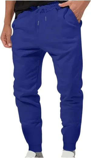 Men's Athletic Joggers Pants Lightweight Slim Fit with Pockets for Jogging Running Workouts Daily Wear