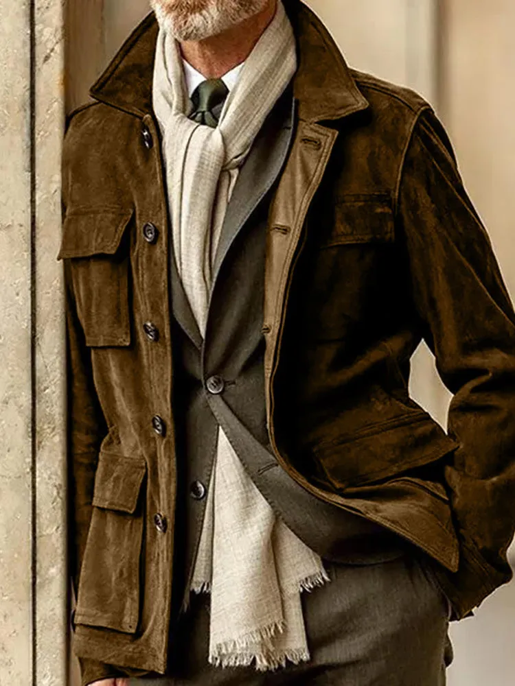 Men'S Suede Jacket