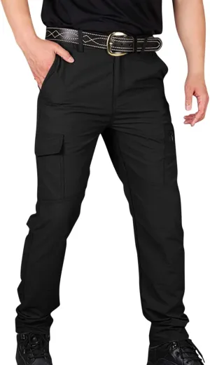 Men's Work Pants Construction Tactic Hiking Waterproof Mencomfy Cargo Pants Carpenter Trousers with Pockets