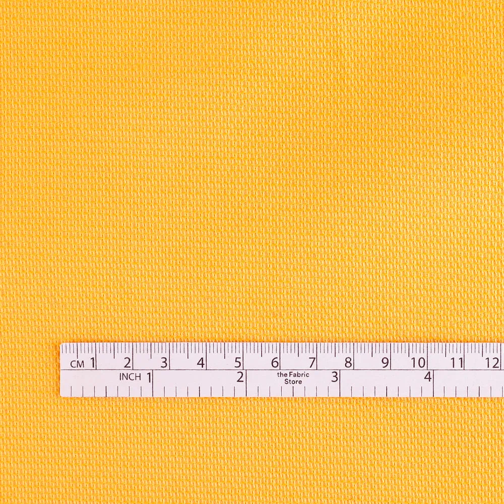 Micro Honeycomb Stretch Cotton - Polenta