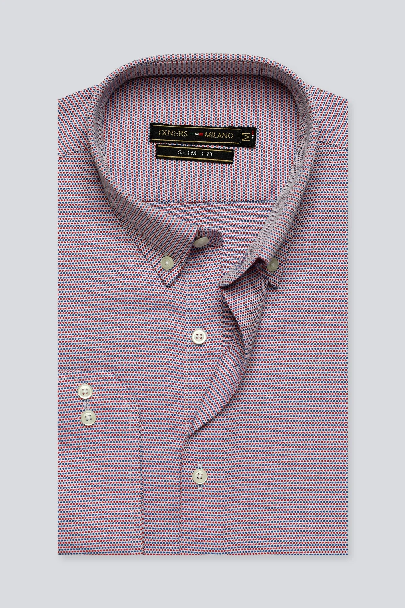 Multicolor Self Casual Milano Shirt