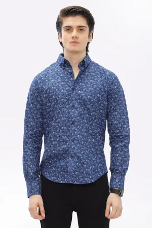 Navy Blue Casual Milano Shirt