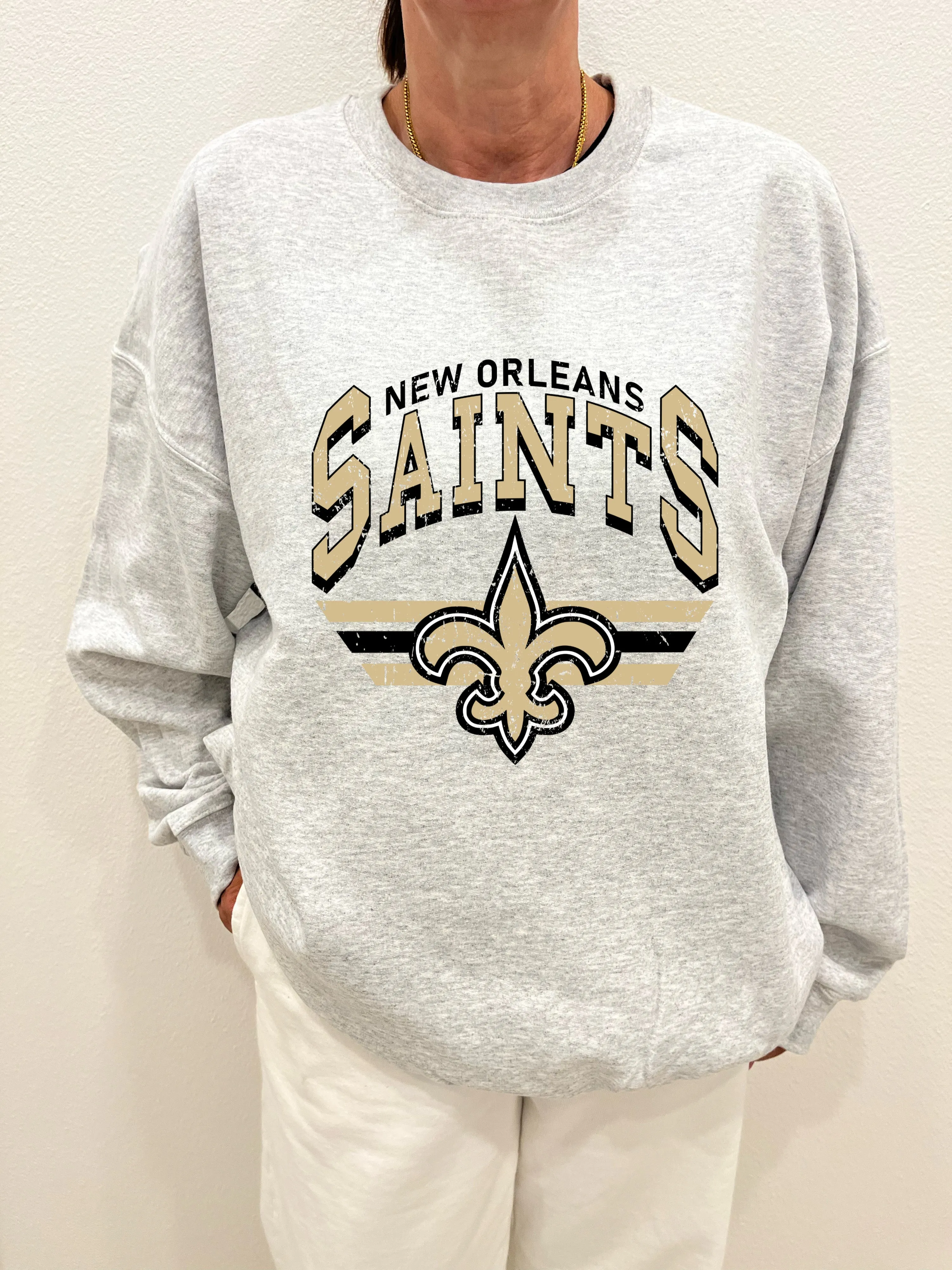 NFL Saints Crewneck