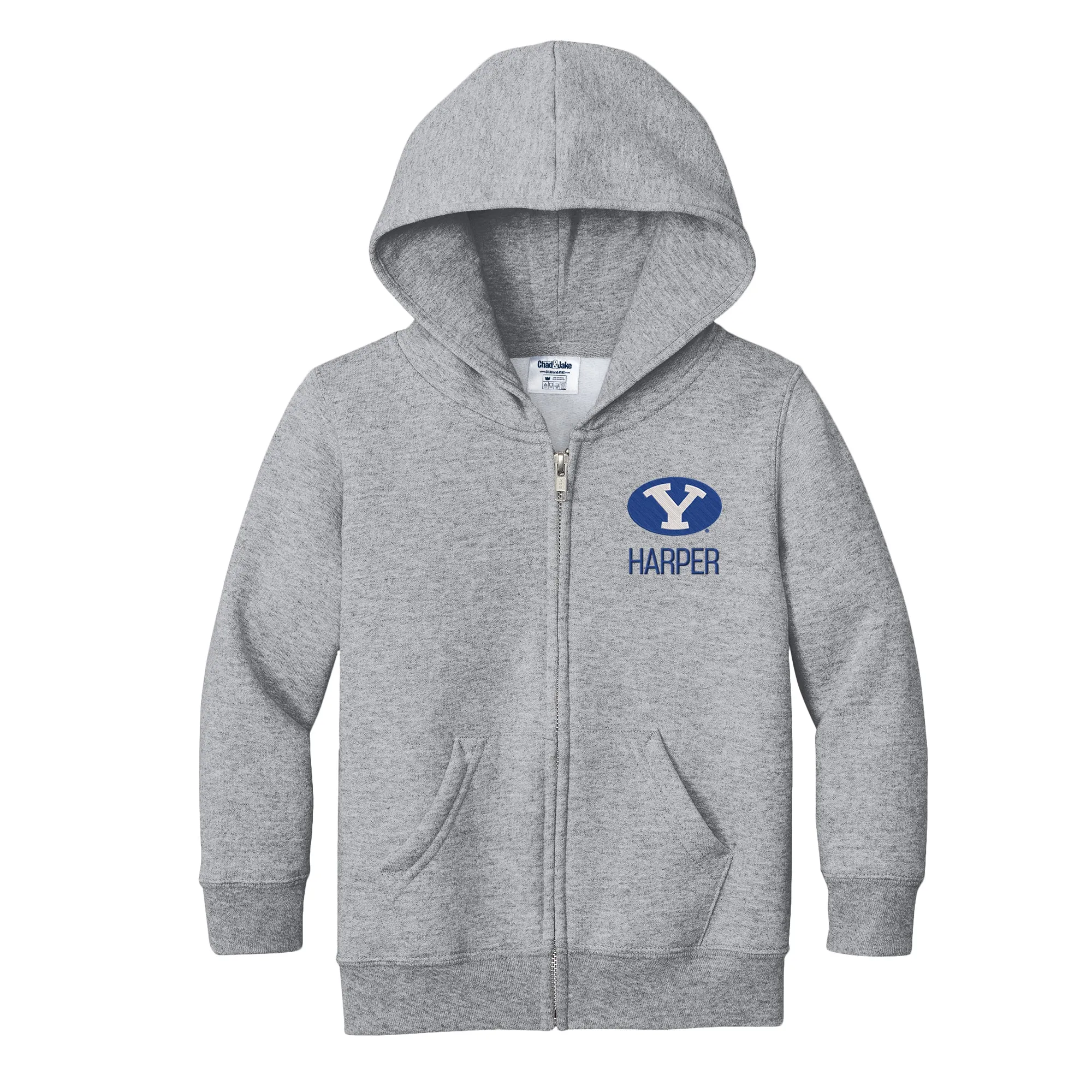 Personalized Brigham Young Cougars Toddler Full-Zip Sweatshirt