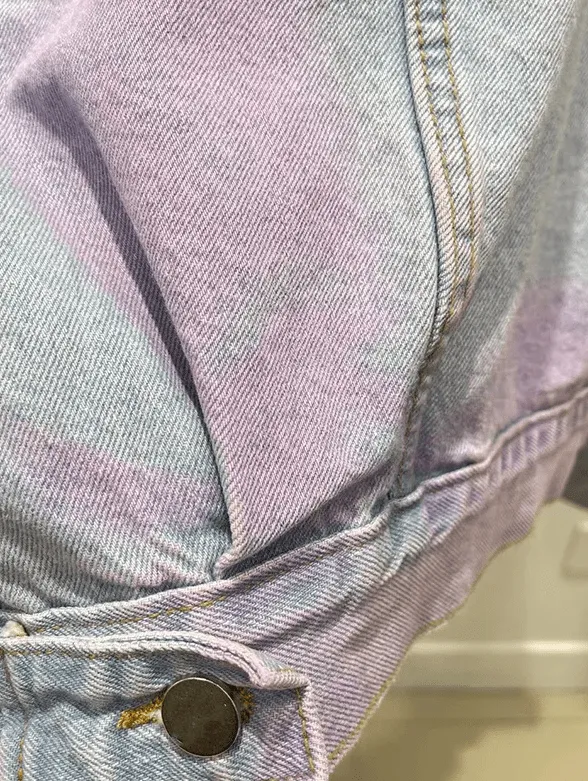 Pre Order:  Pink Tinged Denim Jacket
