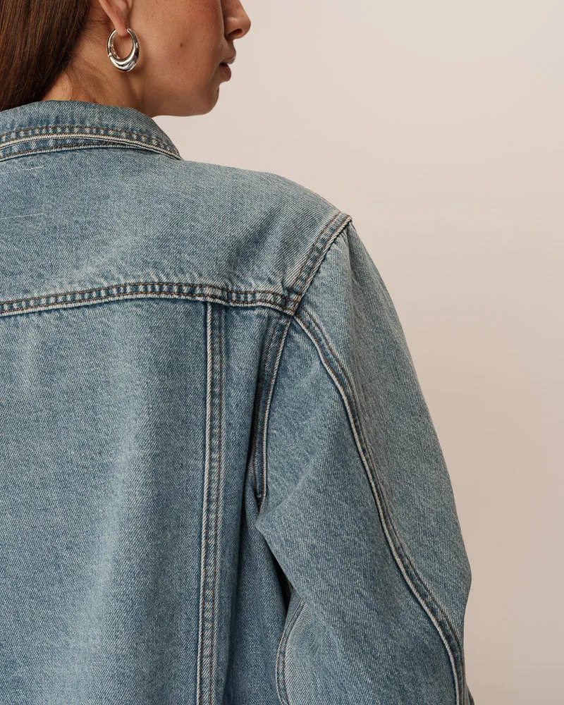 Primrose Denim Jacket Light Blue