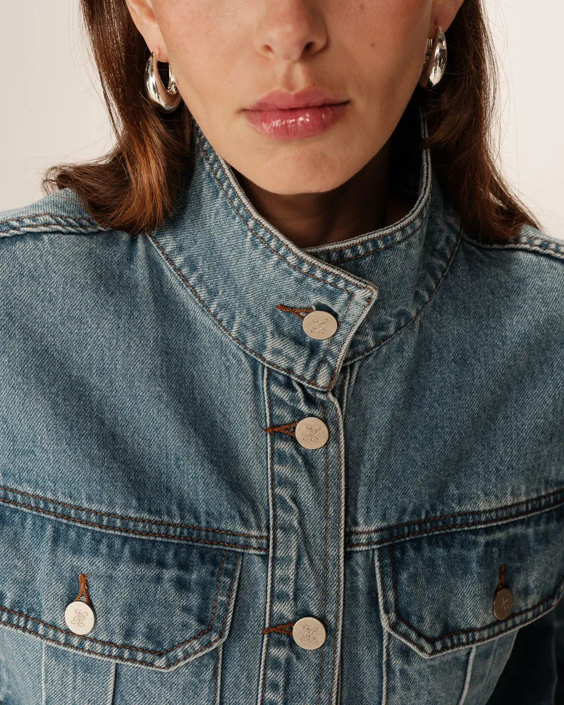 Primrose Denim Jacket Light Blue