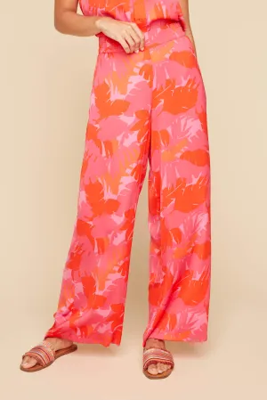 REN10086 Elastic Waist Flowly Pant