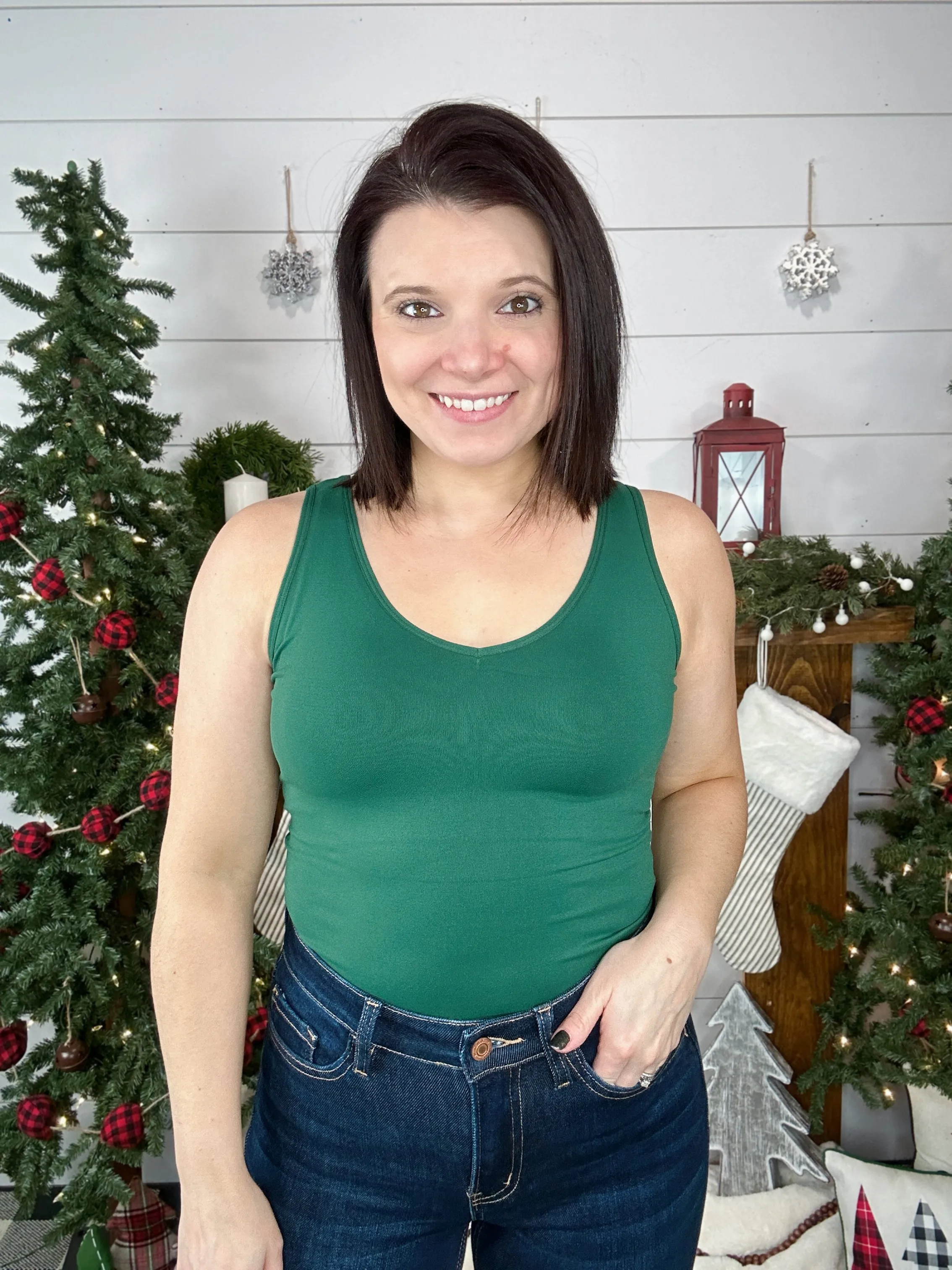 Reversible Favored Tank-Holiday Colors