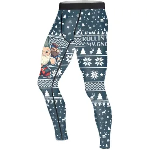 Rolling With Gnomies Men's Compression Leggings