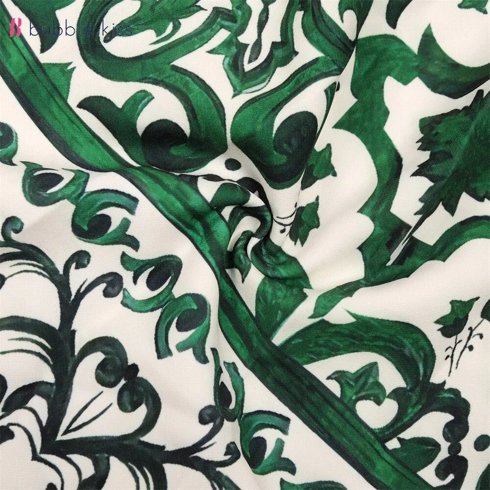 Saisha Bohemian Print Vintage Dress