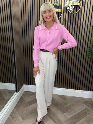 Sally Pink Cardigan