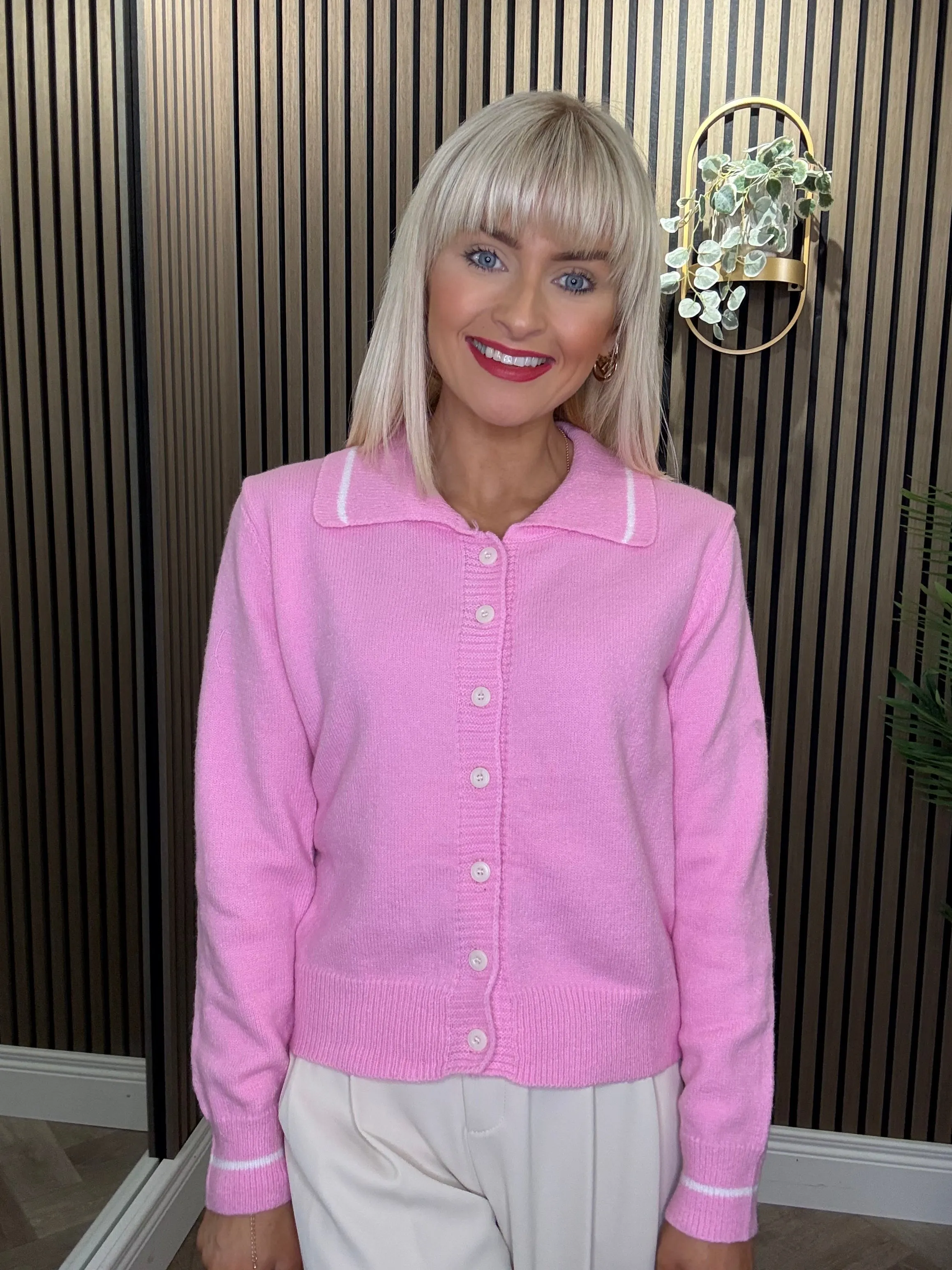Sally Pink Cardigan