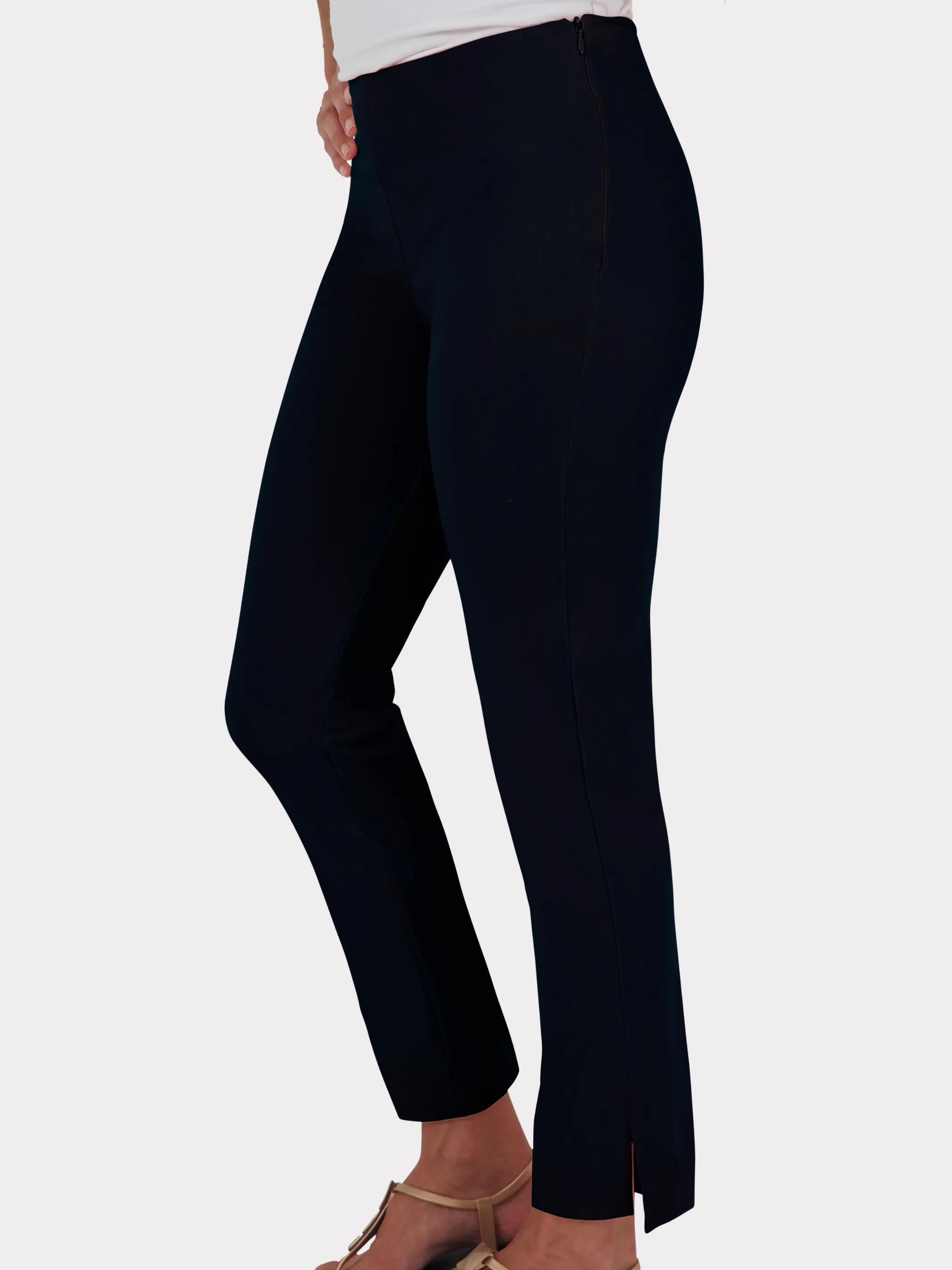 Slim Cut Cotton Stretch Pant