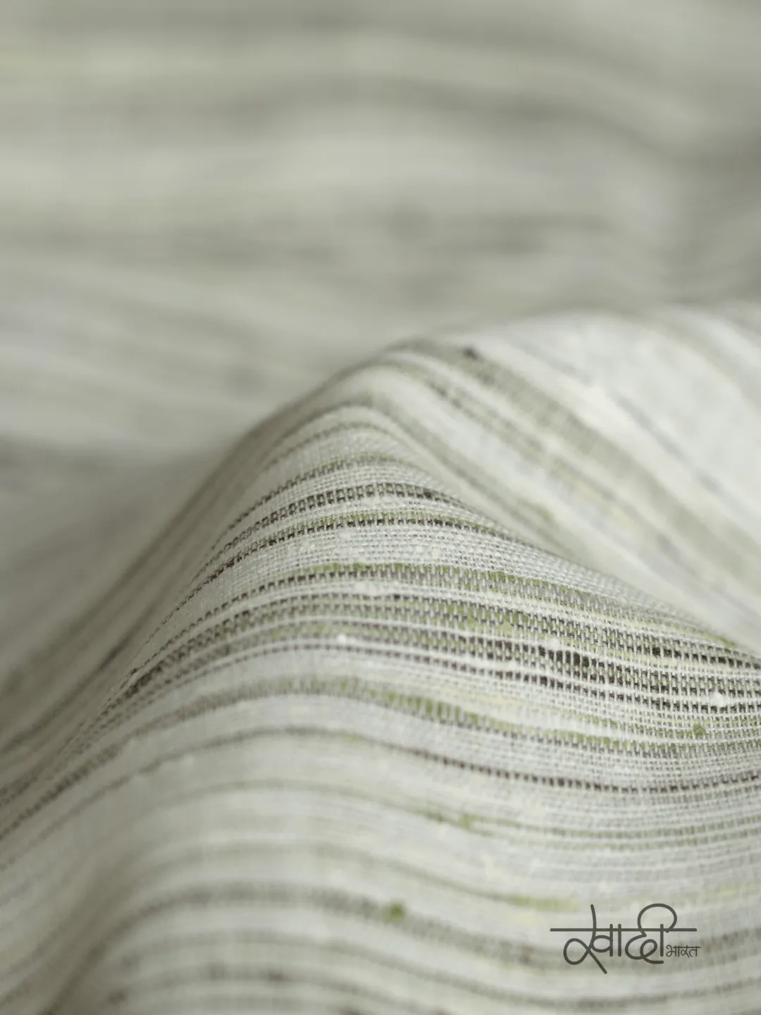 Vibrant And Exotic Traditional Pattern Cotton Khadi Fabric