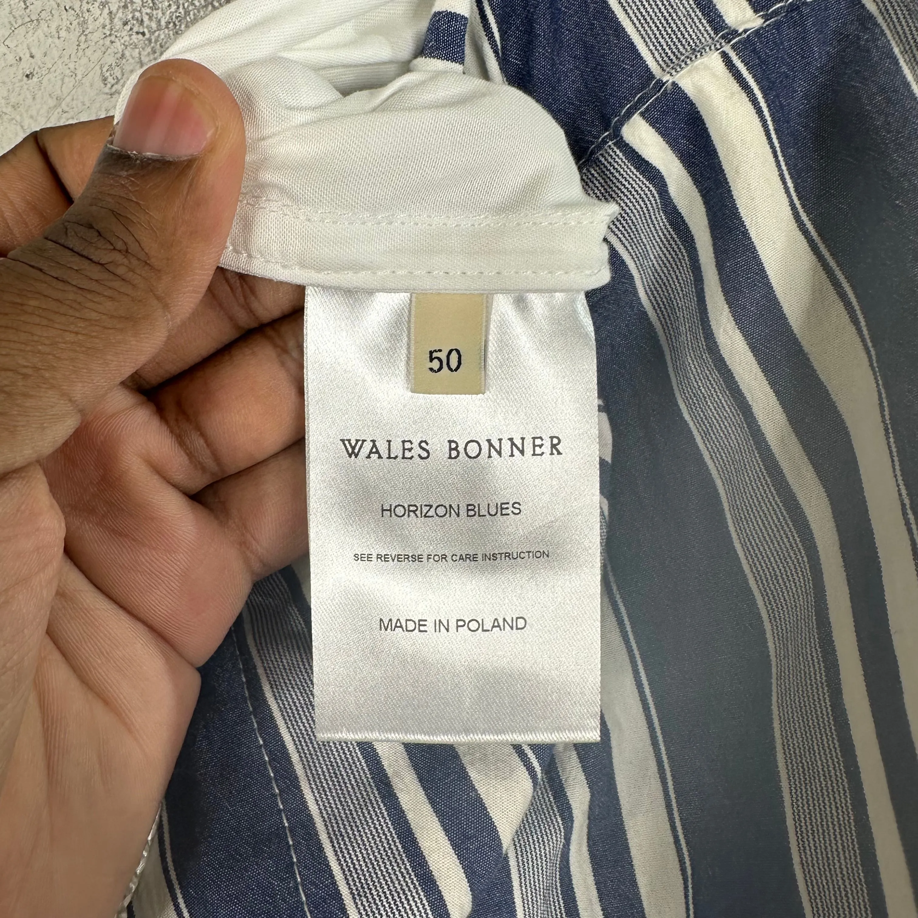 Wales Bonner Xalam Striped Shorts