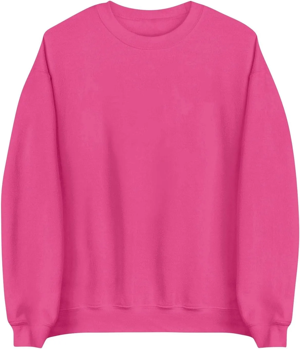 Women Crewneck Sweatshirts Trendy Loose Fleece Pullover Sweaters Casual Comfy Long Sleeve Hoodies Y2k Fall Clothes