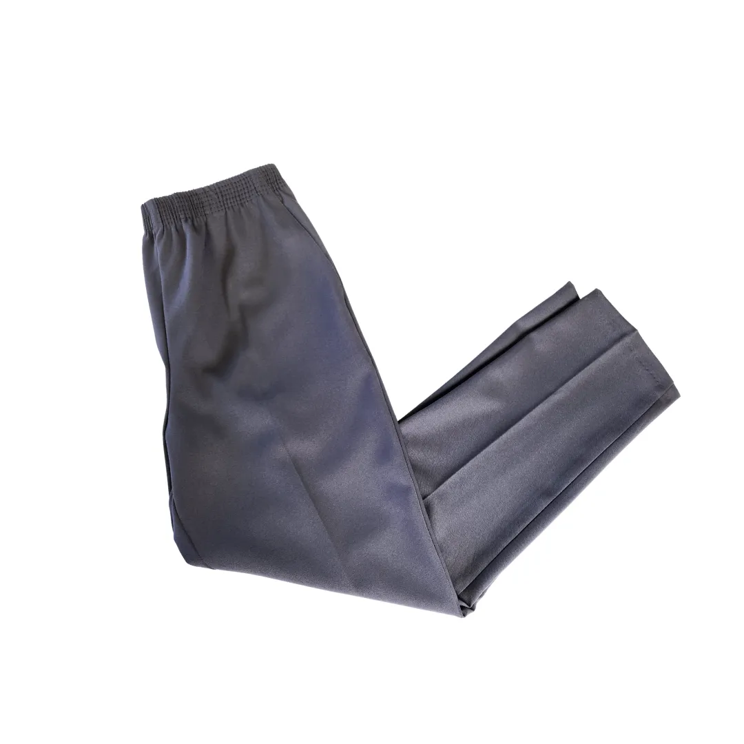 Women's Elastic Waist Petite Pull Up Pants
